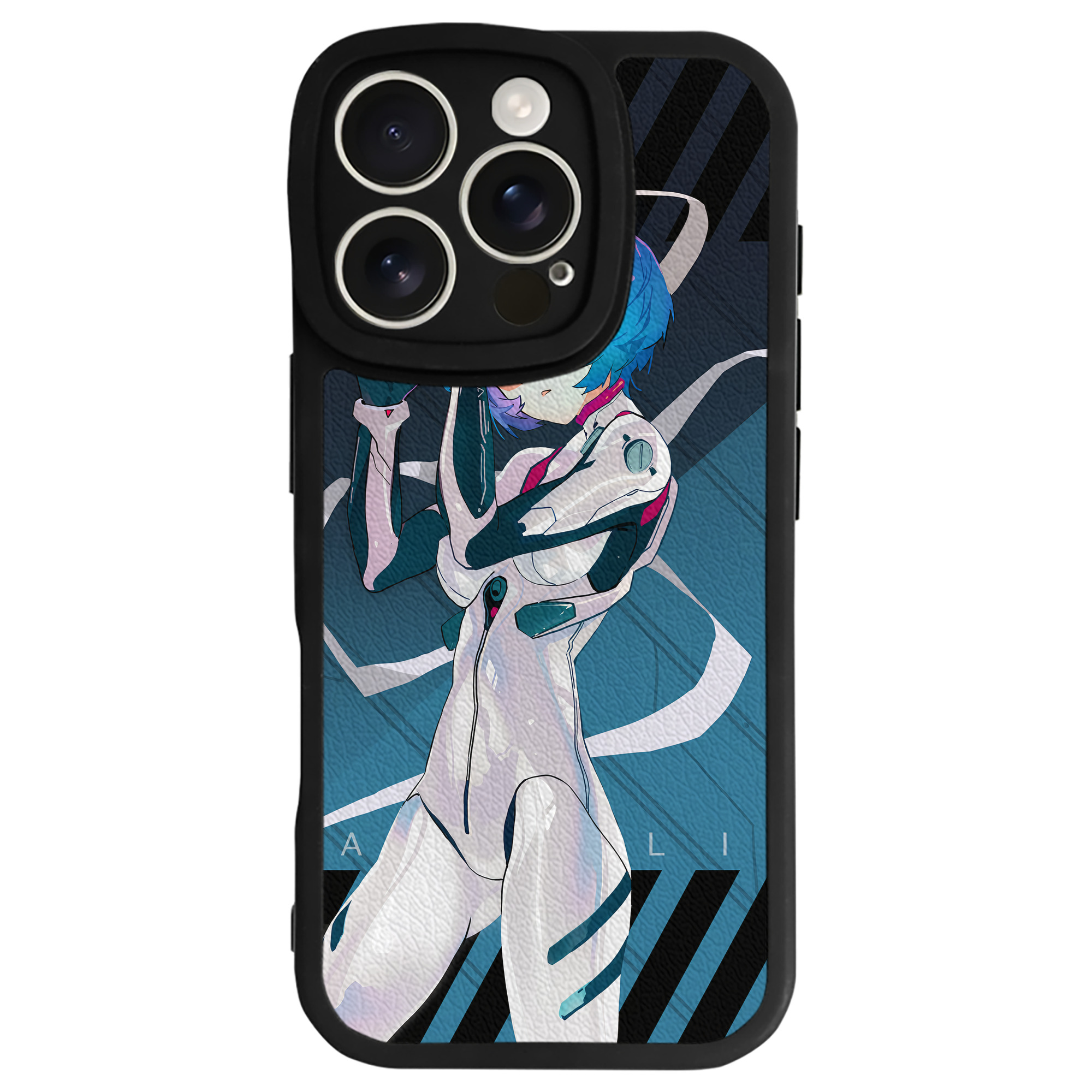 （画像用） EVA 新世紀エヴァンゲリオン 【iPhone 16シリーズ対応】シリコンスマホケース（レザー調） 材質：シリコン